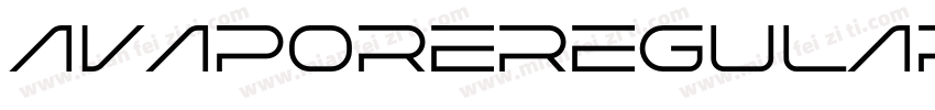 AvaporeRegular 常规字体转换